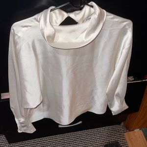 EXPRESS pearl white top. Never worn, perfect condition. Great for going out.